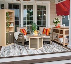 Outdoor Firepit Setting