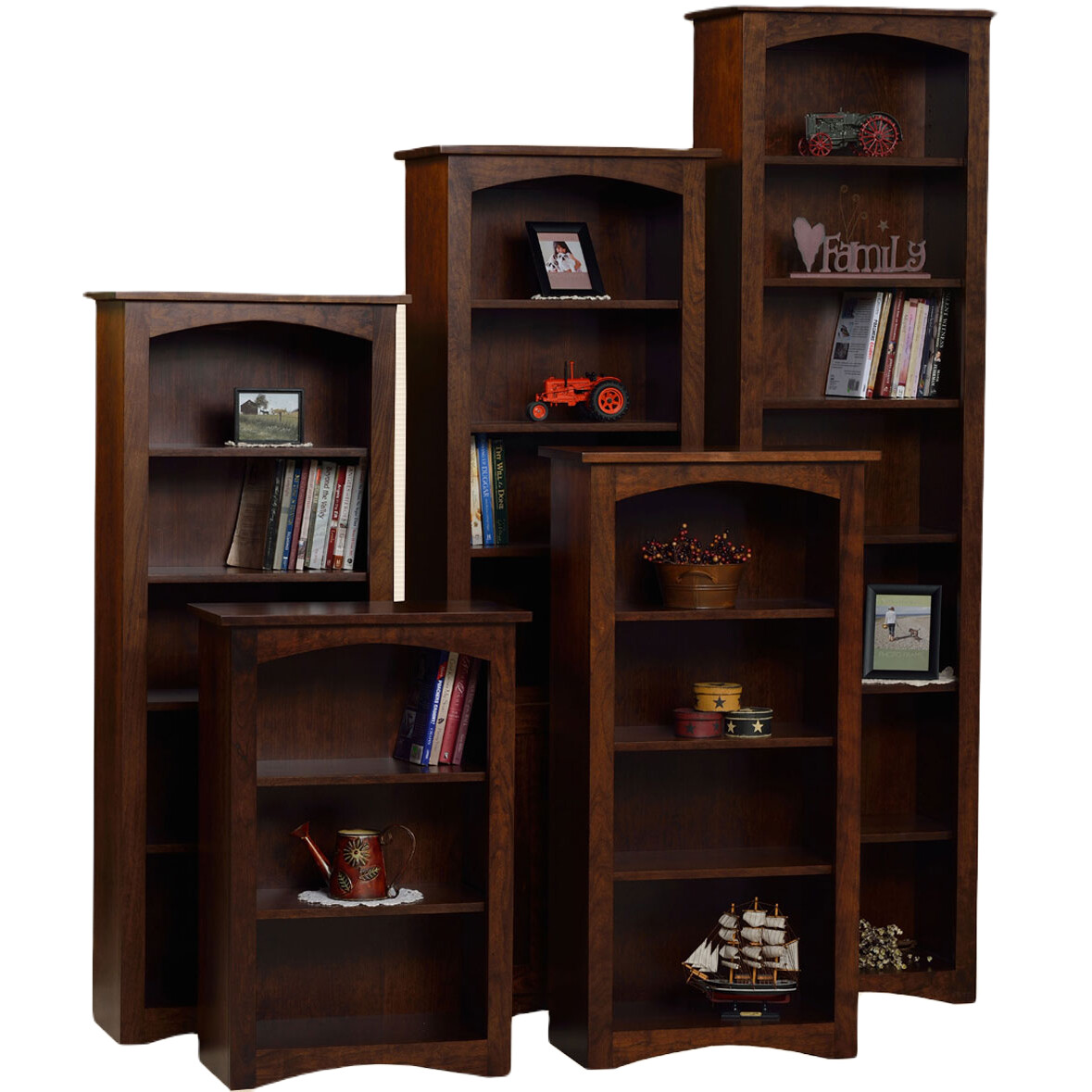 Shaker Bookcases 24"W
