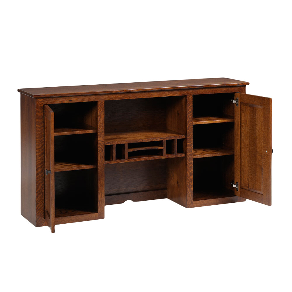 Mission Modular 60" Credenza Hutch