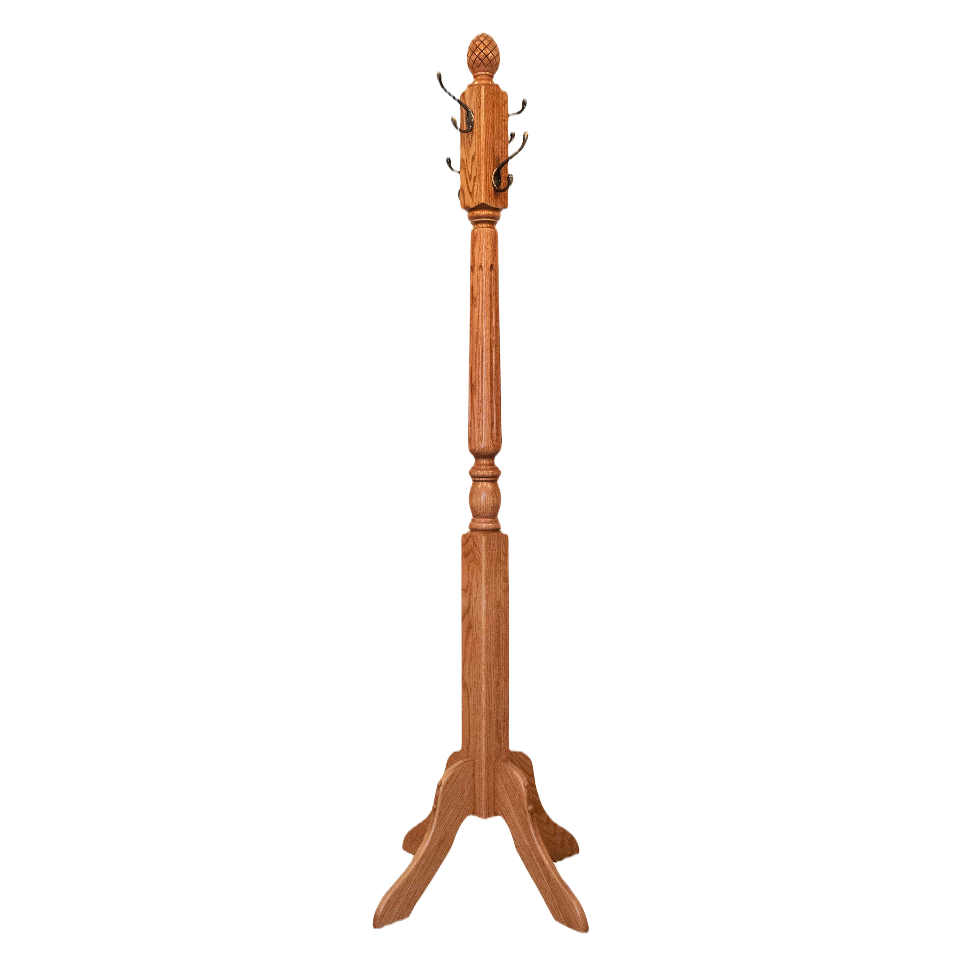Fluted Post Hall Tree