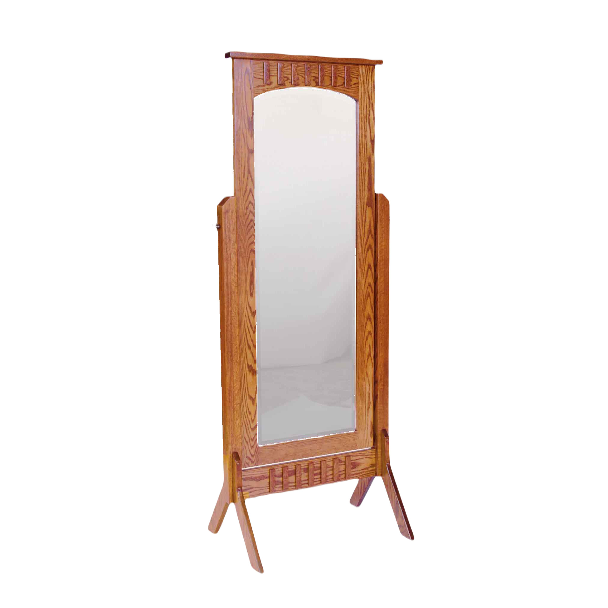 Mission Style Cheval Mirror