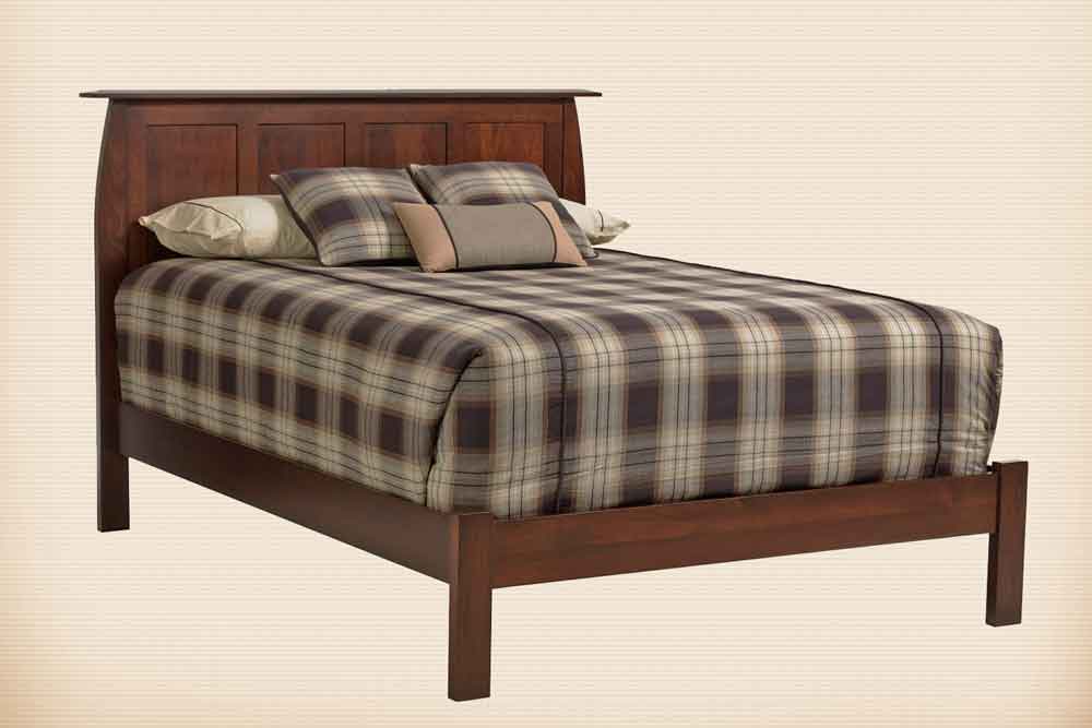 Bordeaux Panel Bed with Low Footboard