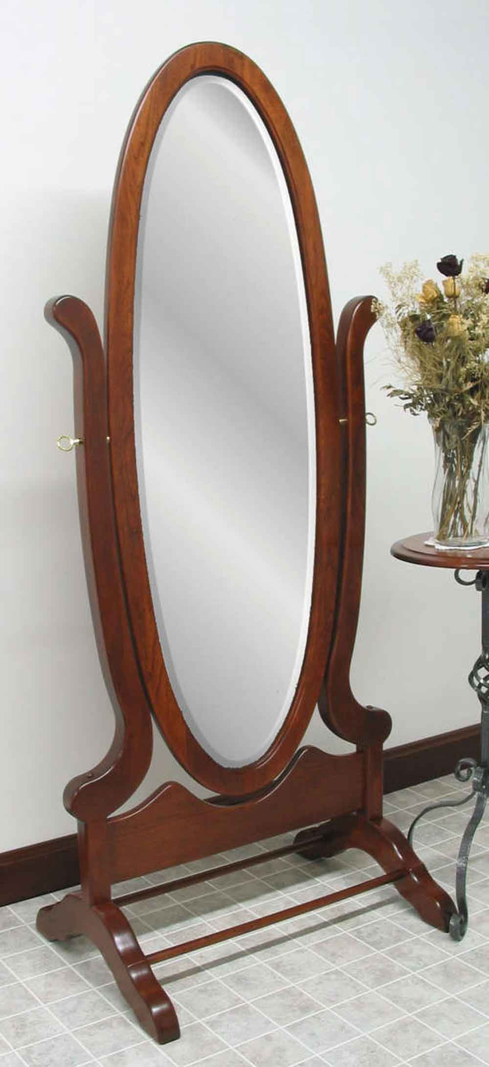 Victorian Oval Cheval Mirror