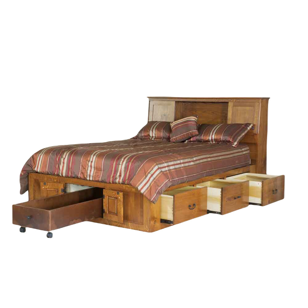 NP Mission Pedestal Bed