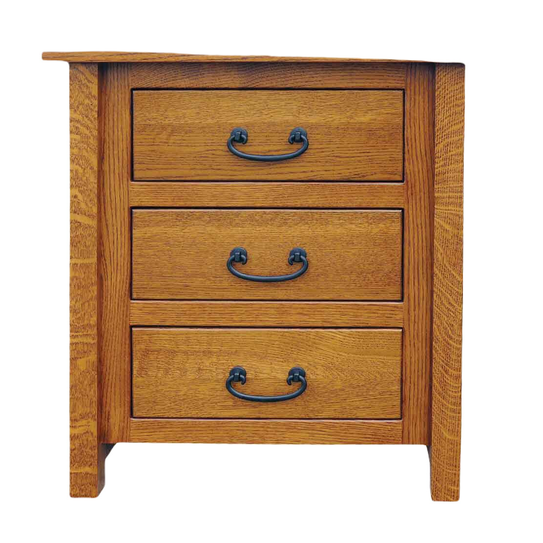 NP Mission 3 Drawer Nightstand